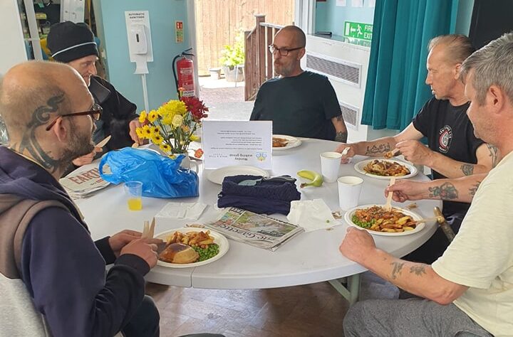 Sharing a meal